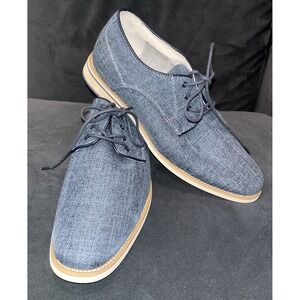 Giorgio Brutini Academia Style Fabric + Leather Denim Look Men's Shoe Size 8.5M